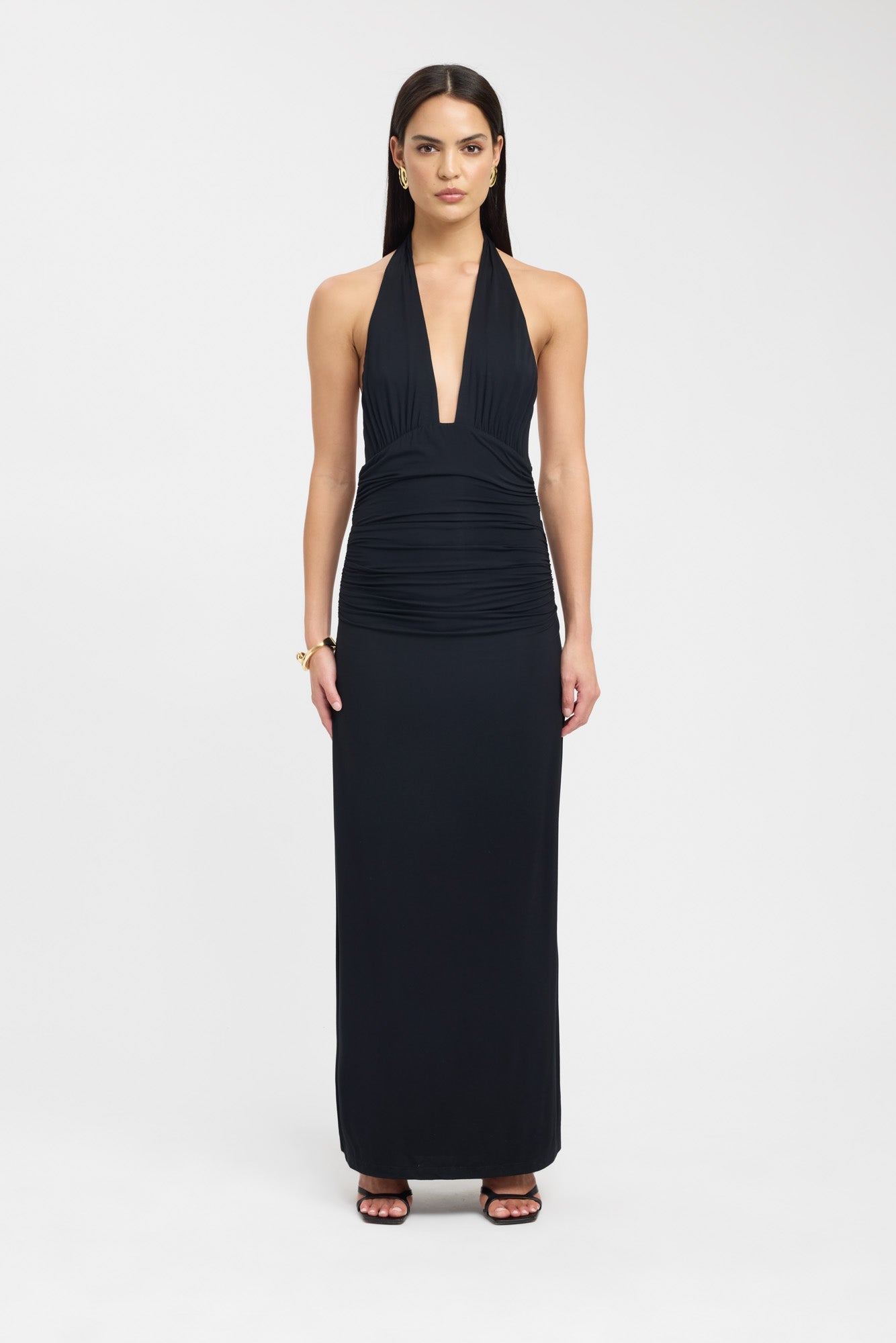 Julia™ | Elegancka sukienka maxi na szyję