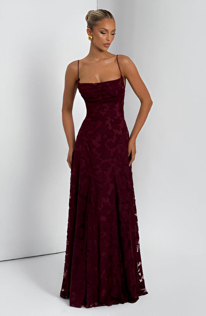 Natalia | Koronkowa sukienka maxi