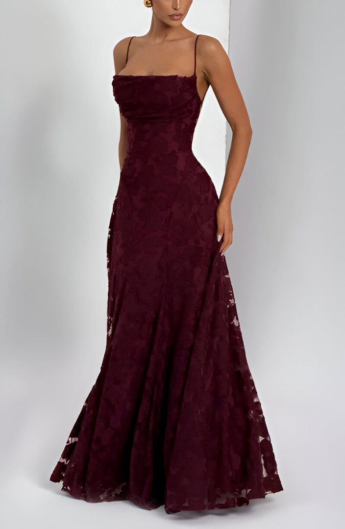 Natalia | Koronkowa sukienka maxi