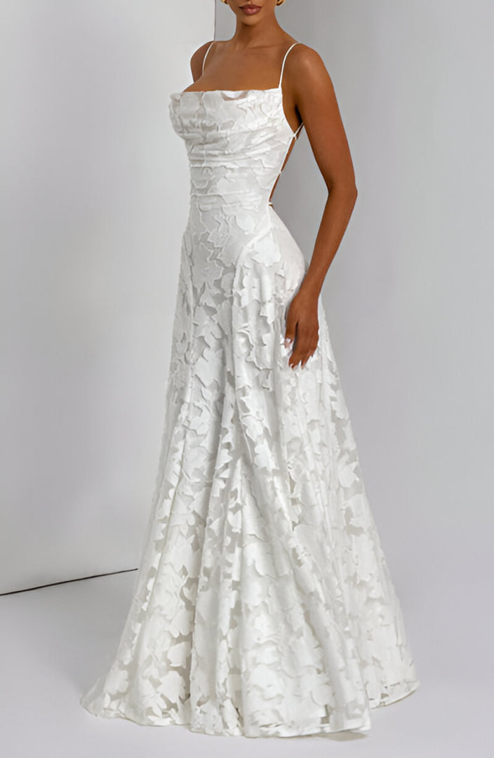 Natalia | Koronkowa sukienka maxi