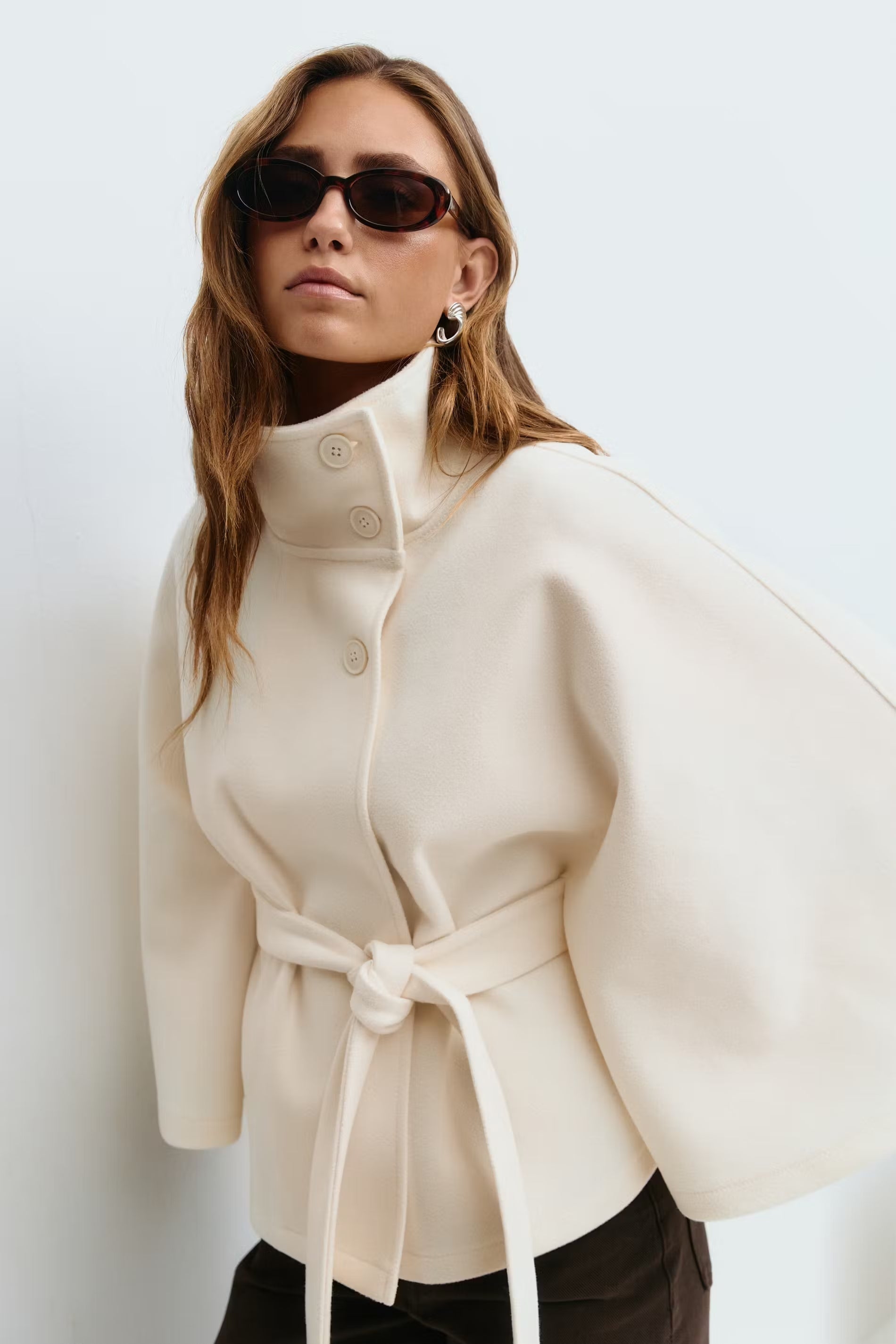 Ania | Stylowa peleryna jesienna