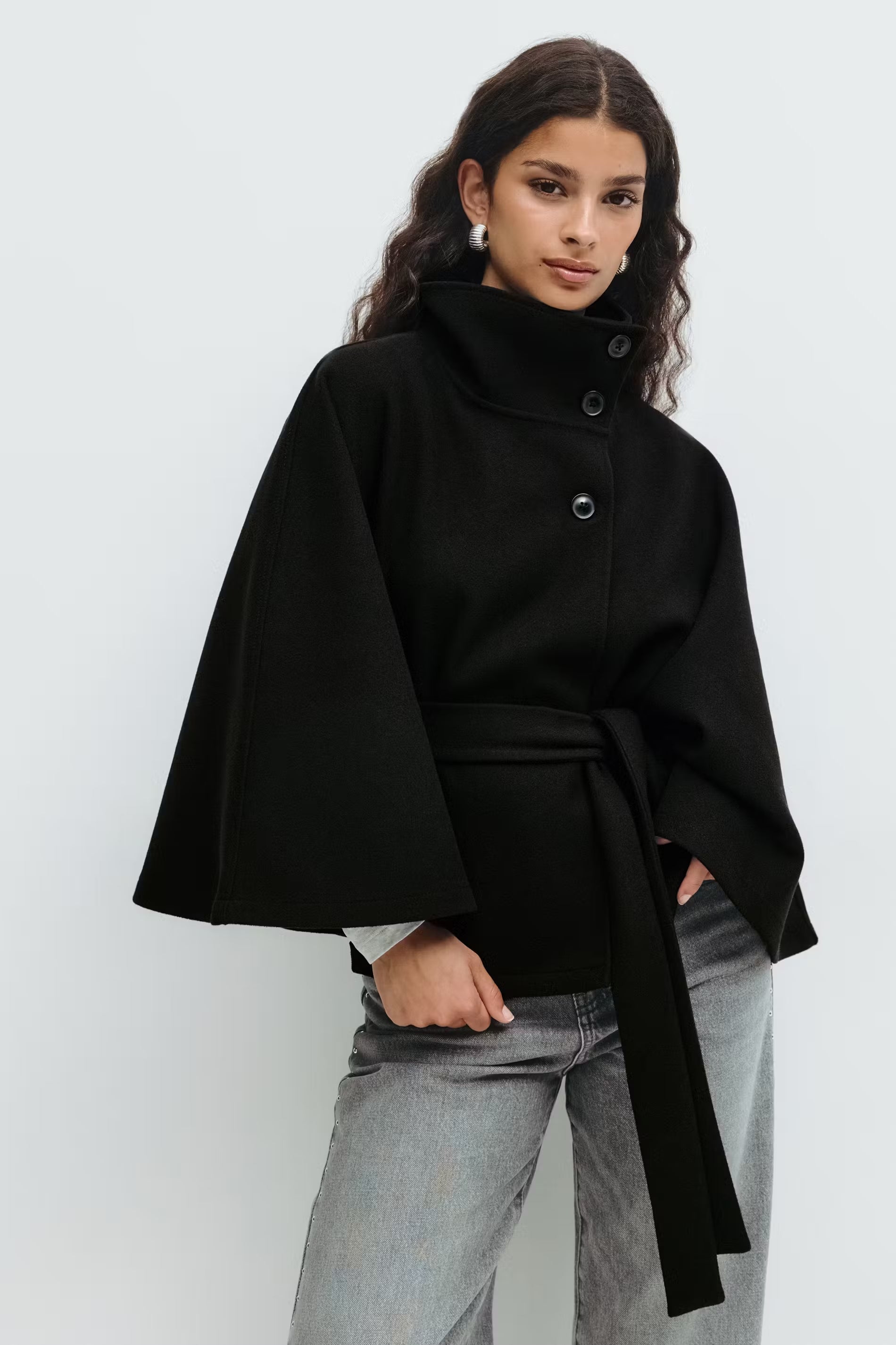 Ania | Stylowa peleryna jesienna