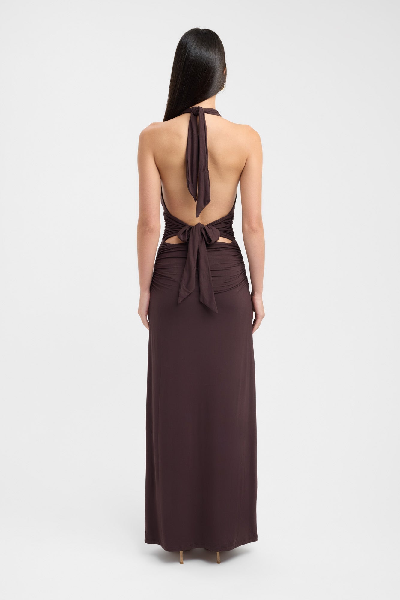 Julia™ | Elegancka sukienka maxi na szyję