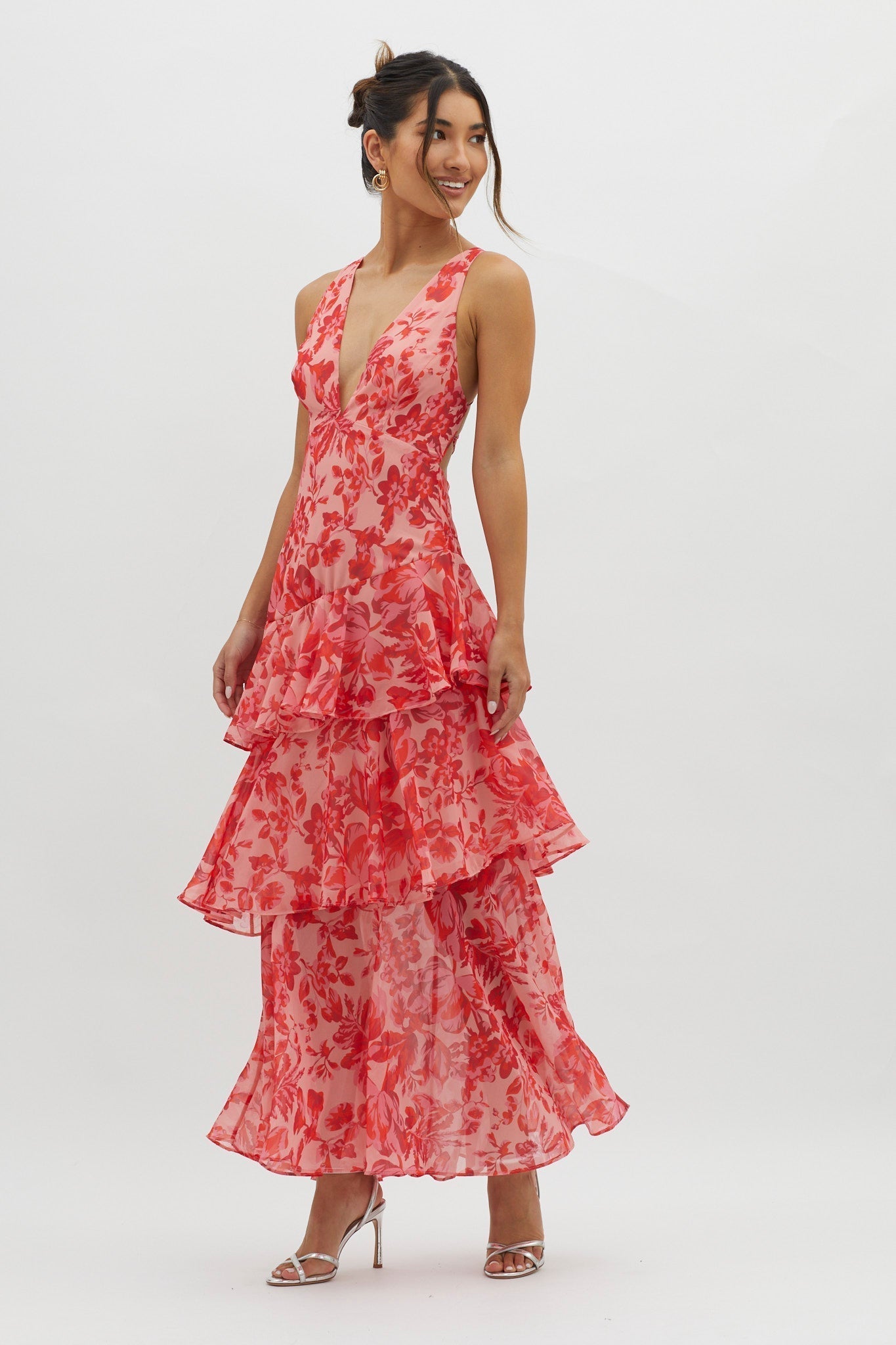 Roza™ | Sukienka Midi Bloom