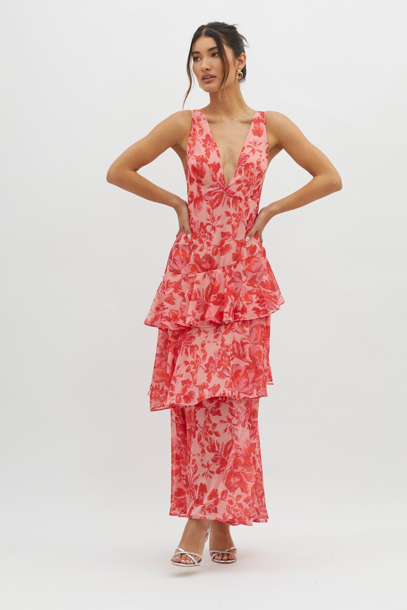 Roza™ | Sukienka Midi Bloom