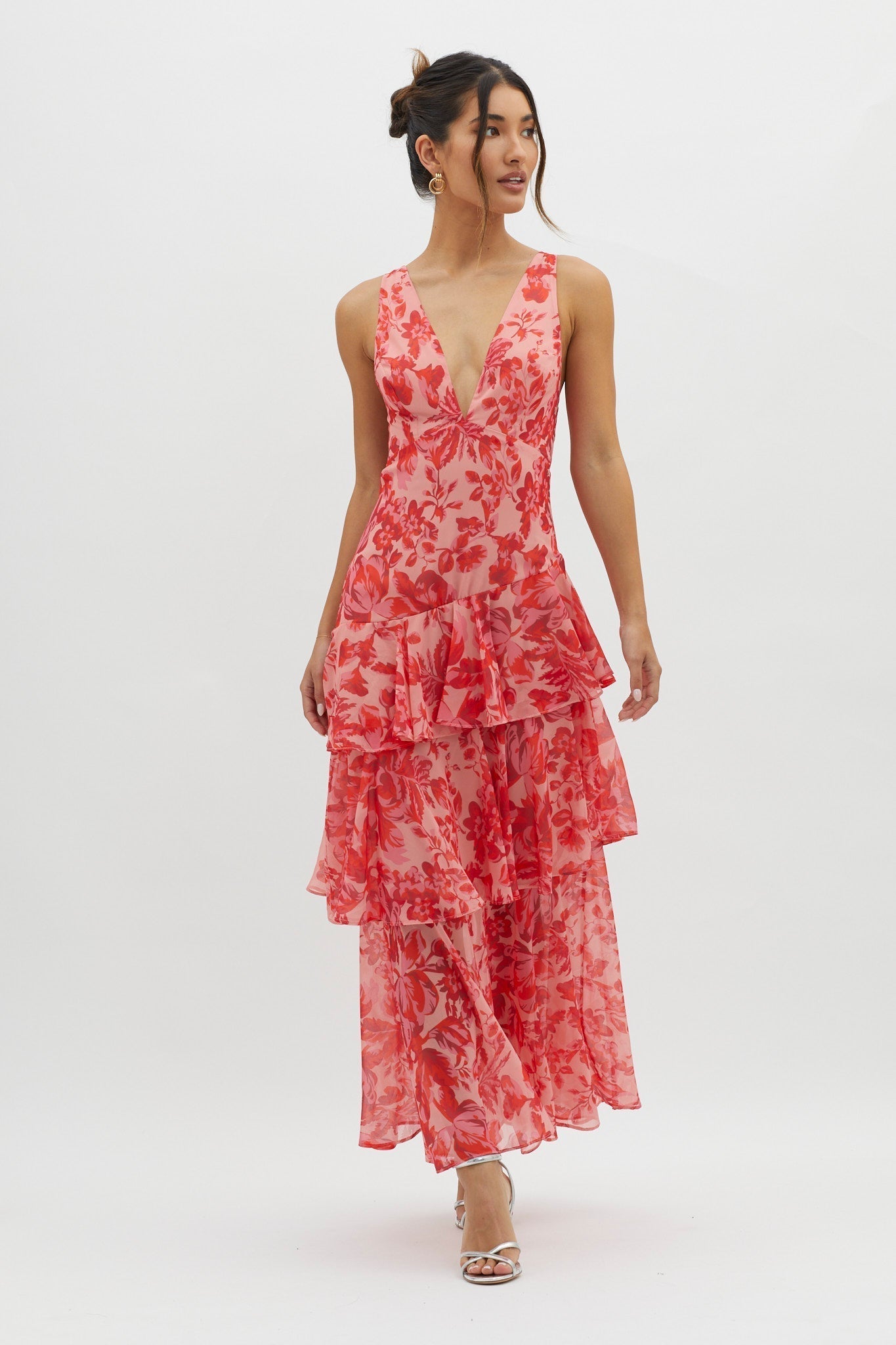 Roza™ | Sukienka Midi Bloom