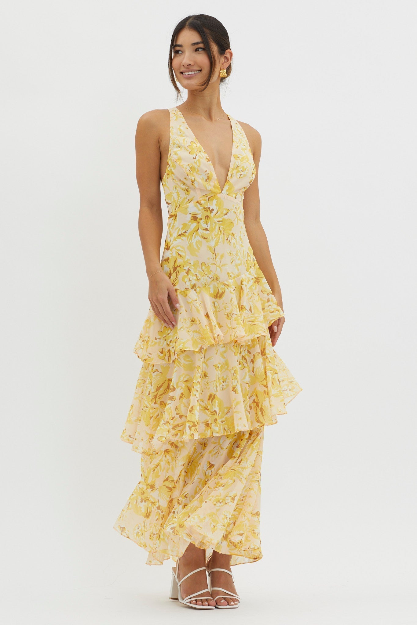 Roza™ | Sukienka Midi Bloom