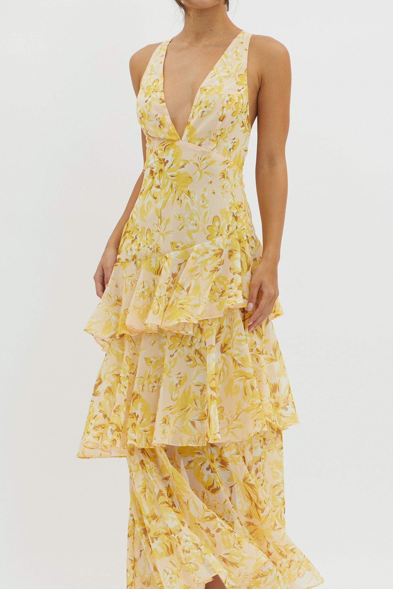 Roza™ | Sukienka Midi Bloom