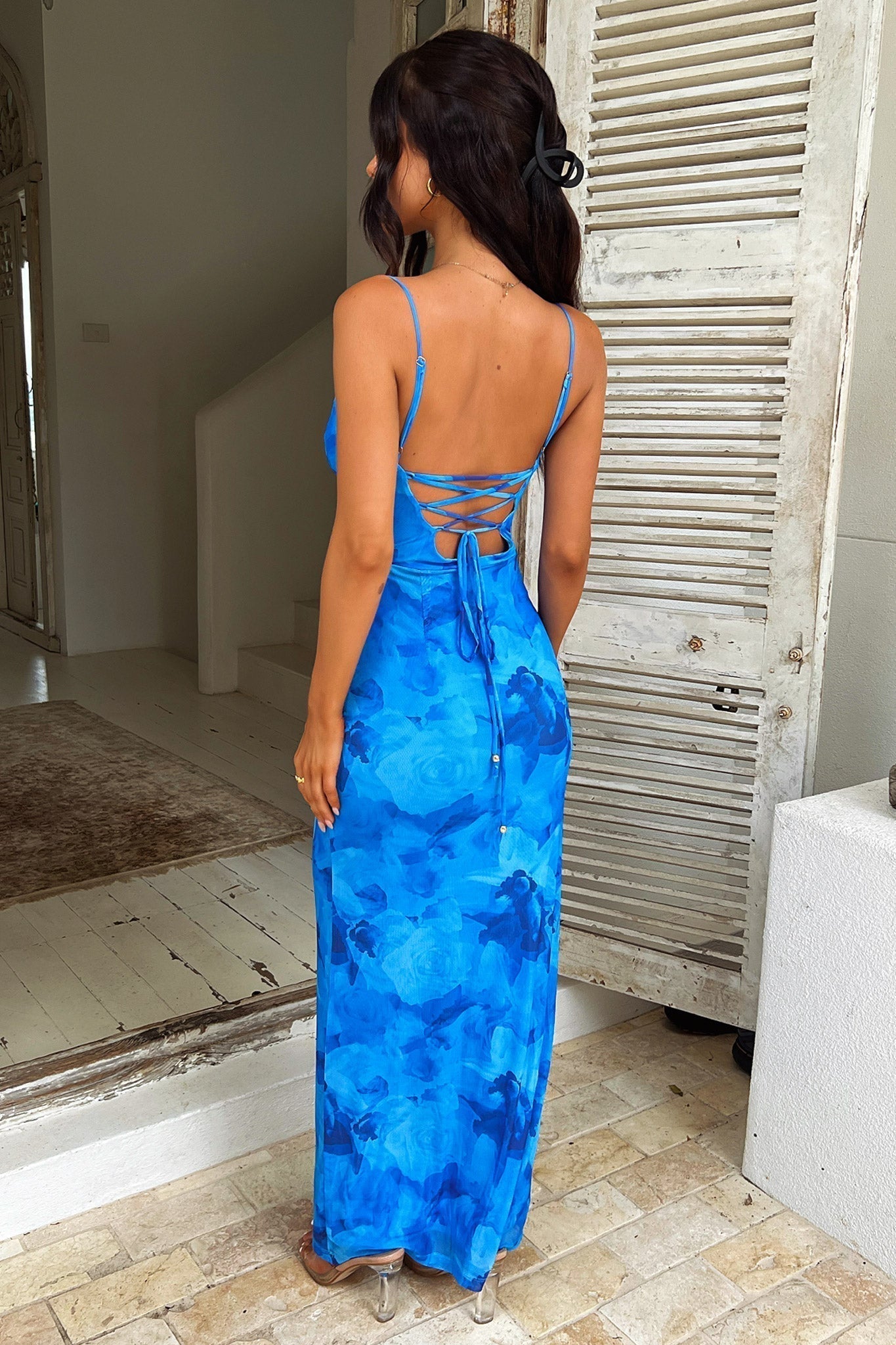 Izabela | Kwiecista sukienka maxi
